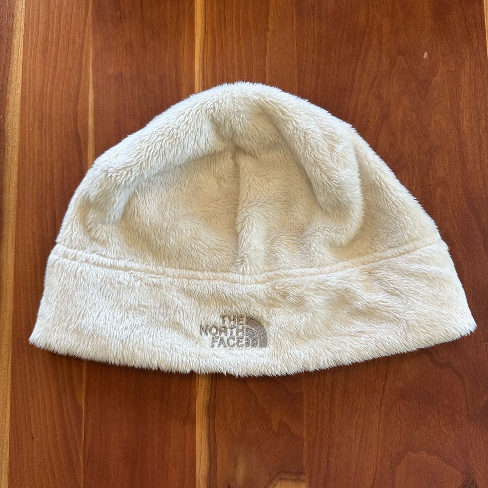 The North Face Cream Fleece Unisex Beanie